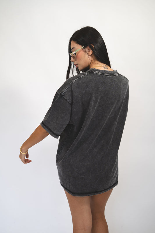 Sativa Flow Oversized Acid Washed Tee