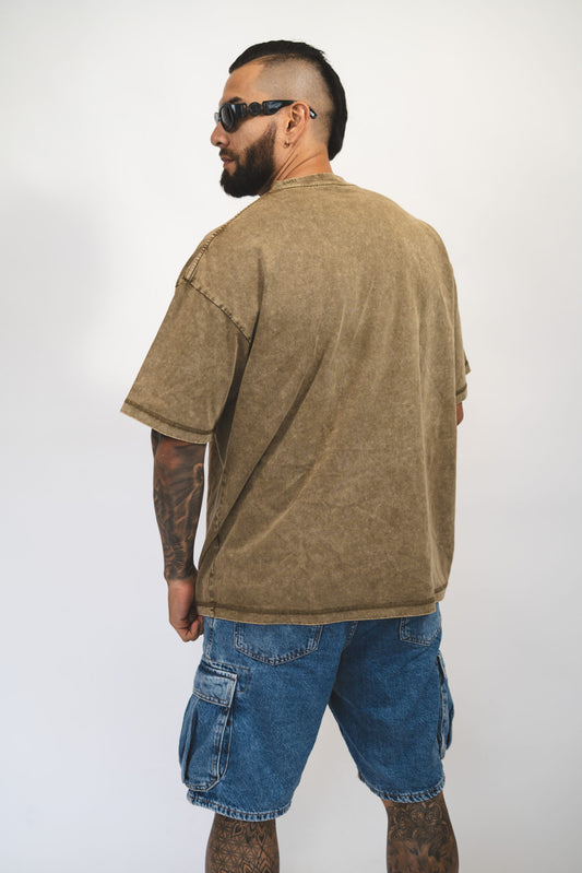 Sometimes is all I need Oversized Acid wash Tee