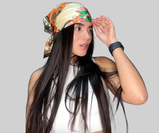 High Roller 100% Silk Twill Bandana