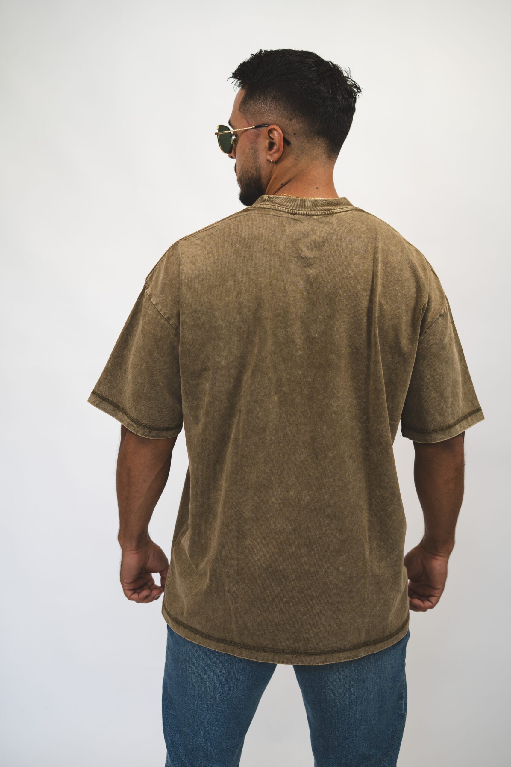 Signature Logo Oversized Acid Wash Tee 10