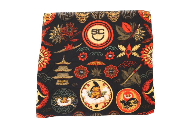 Tokio trip 100% Silk Twill Bandana