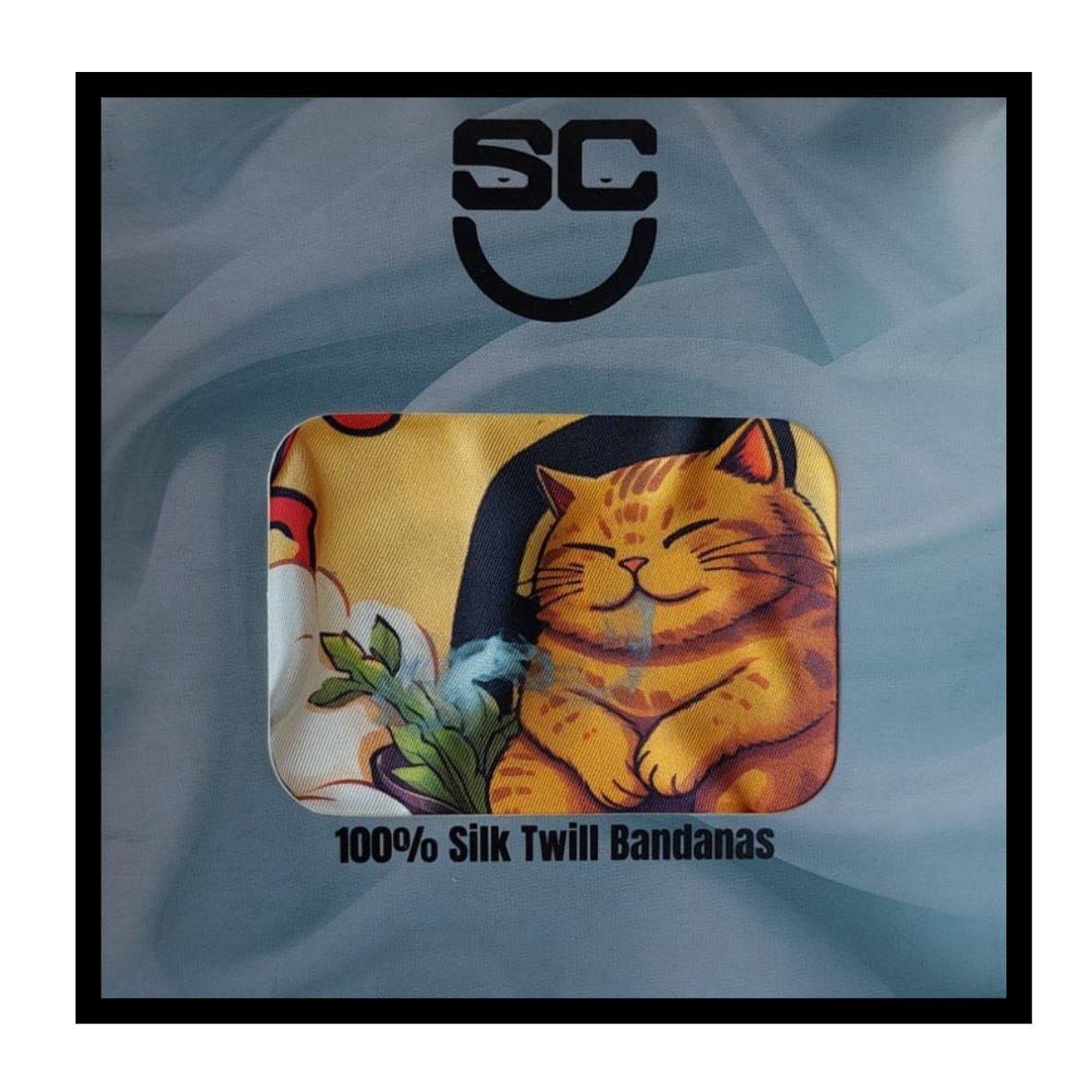 Tokio trip 100% Silk Twill Bandana