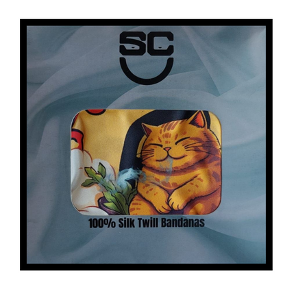 Tokio trip 100% Silk Twill Bandana