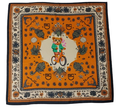 High Roller 100% Silk Twill Bandana