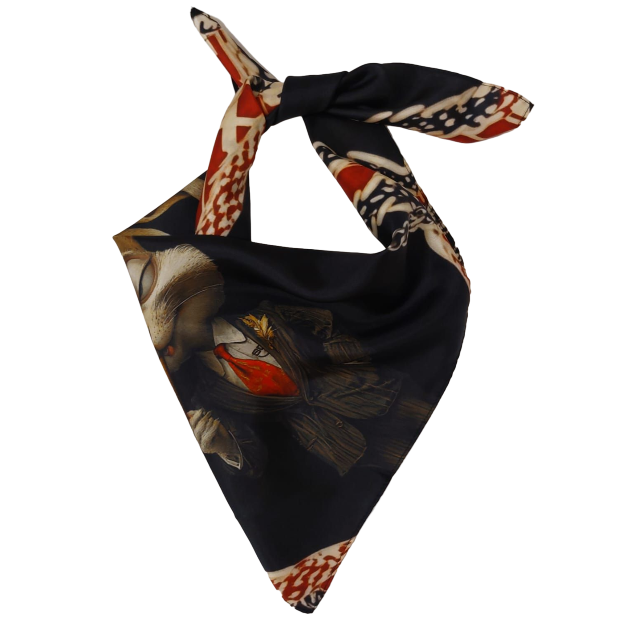 Chill Bunny 100% Silk Twill Bandana